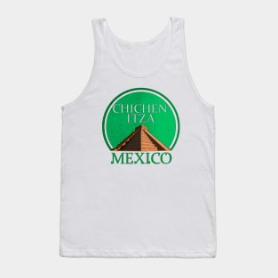 Temple of Kukulcán El Castillo Chichen Itza Mexico Tank Top